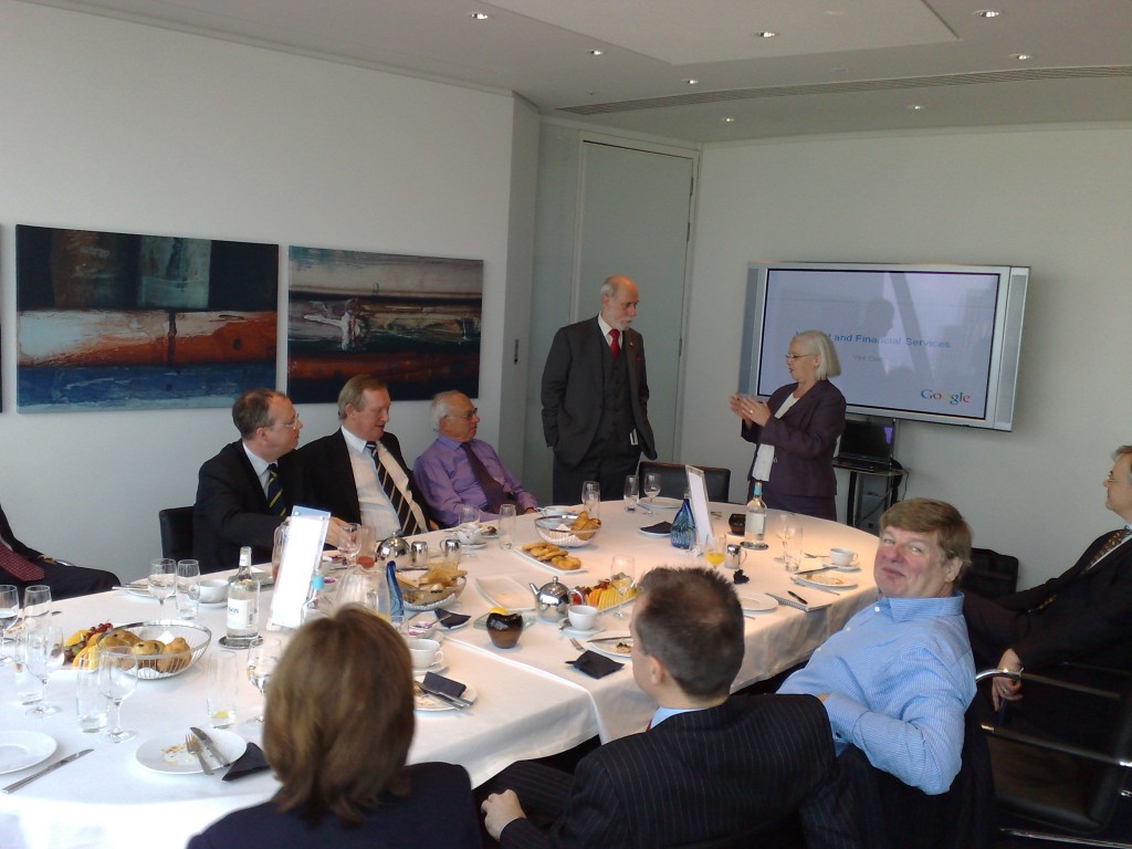 Gherkin Meeting with Vint Cerf